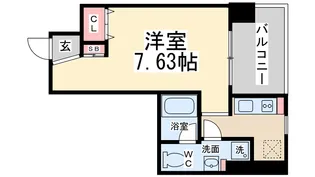 FEEL三国【4階】の間取り