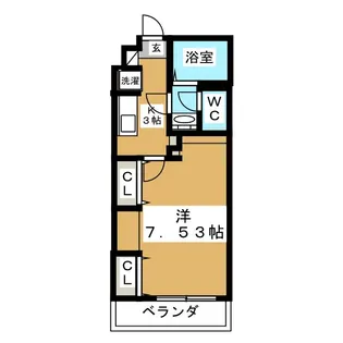 SANA泉中央【1階】の間取り