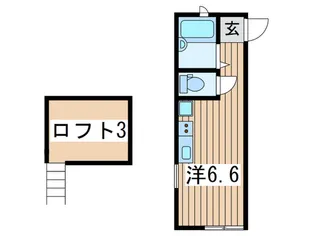 アーバンコート浦郷南【2階】の間取り
