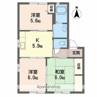 ラウンド.1【2階】の間取り