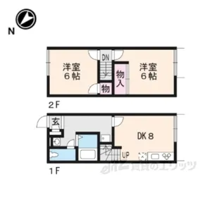 レオパレスカトレア【1階】の間取り