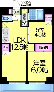 サントゥールCHIBA【2階】の間取り