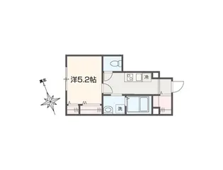 MELLAS和泉多摩川【1階】の間取り