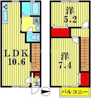 テラスハウス藤の間取り