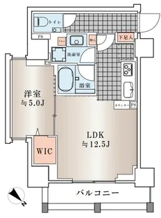 ピアース赤坂【2階】の間取り