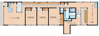 TOKIMEKIビル【4階】の間取り