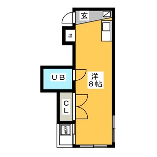 下坂ハイツ【2階】の間取り