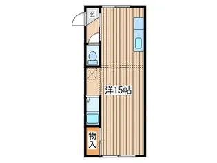 サンリバーN15【2階】の間取り