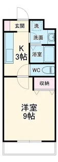 サジタリアス高丘【3階】の間取り