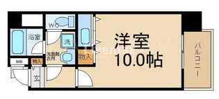 パラーティ21塚本【9階】の間取り