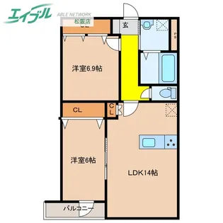 Face Mansion【5階】の間取り