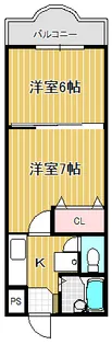 ソフィア六丁の目【3階】の間取り