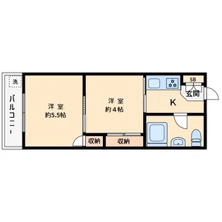 東和緑野ダイヤモンドマンション【7階】の間取り