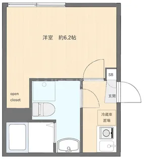 フラシア板橋本町【1階】の間取り