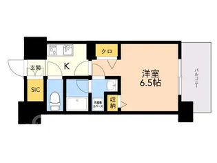 LANDIC O2227【11階】の間取り