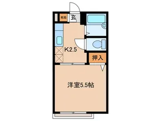 ハイツヴィクトリア【2階】の間取り