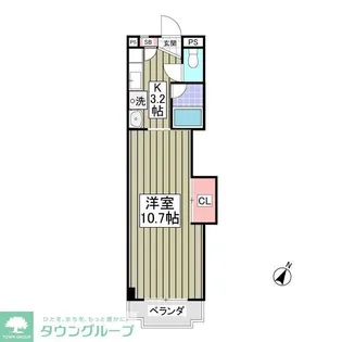 エルプレシア前橋【4階】の間取り