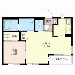 アミティエ【2階】の間取り