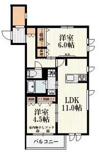 Bell des arbre【2階】の間取り