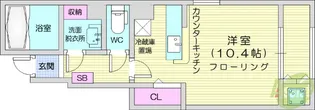 フラワーエンジェル2【1階】の間取り