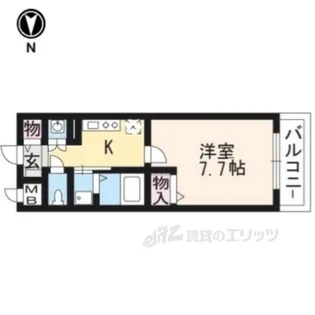 シャルマン御池【3階】の間取り