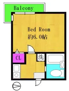 セキグチマンション【2階】の間取り