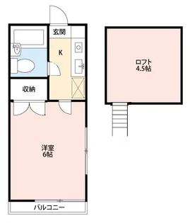 メゾン中尾第7 A棟【2階】の間取り