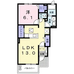 エスペランサ【1階】の間取り