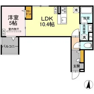 セレスティア東小岩II【2階】の間取り