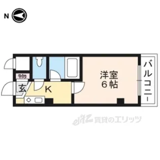 明治館にしき【4階】の間取り