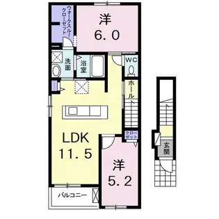 エレガンスIII【2階】の間取り