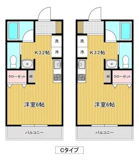 クロスハーモニー【1階】の間取り