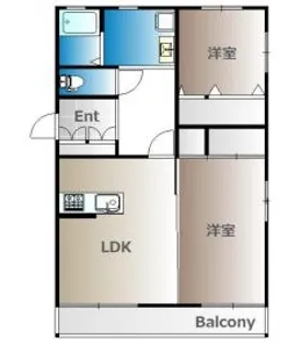 IBIZA RESIDENCE【2階】の間取り