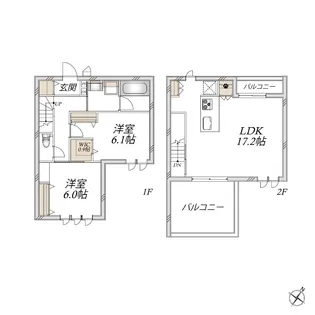 MAISON HAGIWARA【1階】の間取り