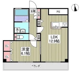 MK SQUARE【2階】の間取り