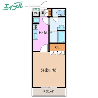 ミニーハウス【1階】の間取り