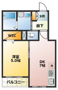 COCORO12321【2階】の間取り
