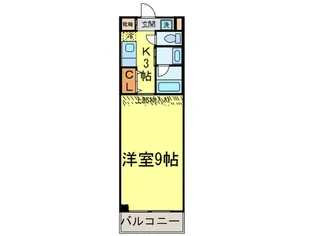 コ-トリバ-サイド【3階】の間取り