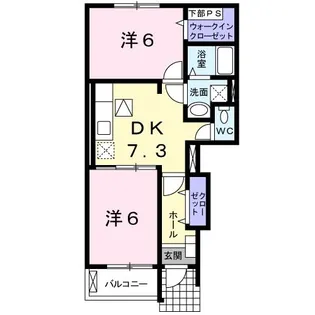 セフィオ・グレースC【1階】の間取り