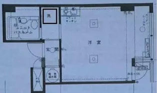 セントラル東銀座【6階】の間取り