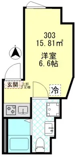 ムーンテラス多摩川【3階】の間取り