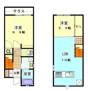 ハピネスあかさこの間取り