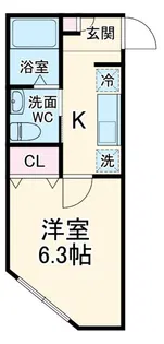 VAU house 寒川町【3階】の間取り