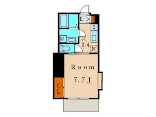 パークヒルズ駒沢【1階】の間取り