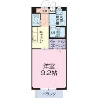 Surplus 女神【2階】の間取り