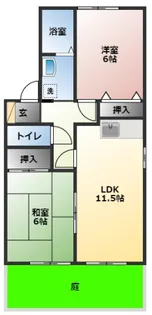 フレマリールII【1階】の間取り