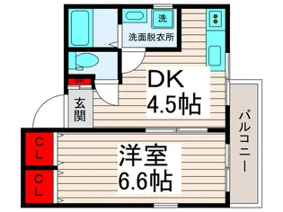 OHGI CARDNALコート【1階】の間取り