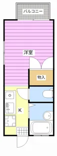 メゾンソウア【2階】の間取り