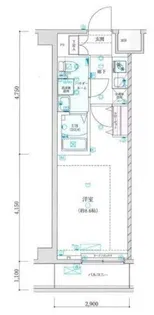 ジェノヴィア中野島【3階】の間取り