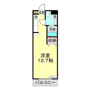ルミノーザ大内【1階】の間取り